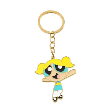 Powerpuff Girls 'Bubbles' Keyring Metal Keychain