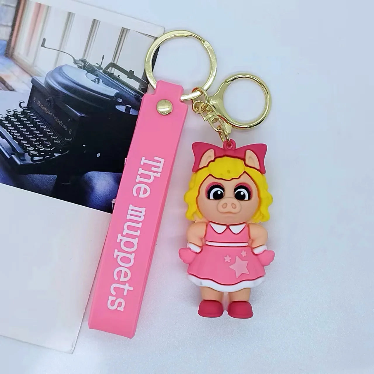 The Muppets 'Miss Piggy' Keyring Silicone Keychain