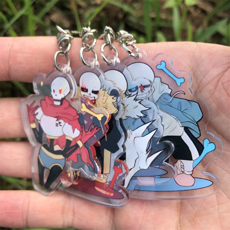 Undertale Sans 'Papyrus' Keyring Plastic Keychain