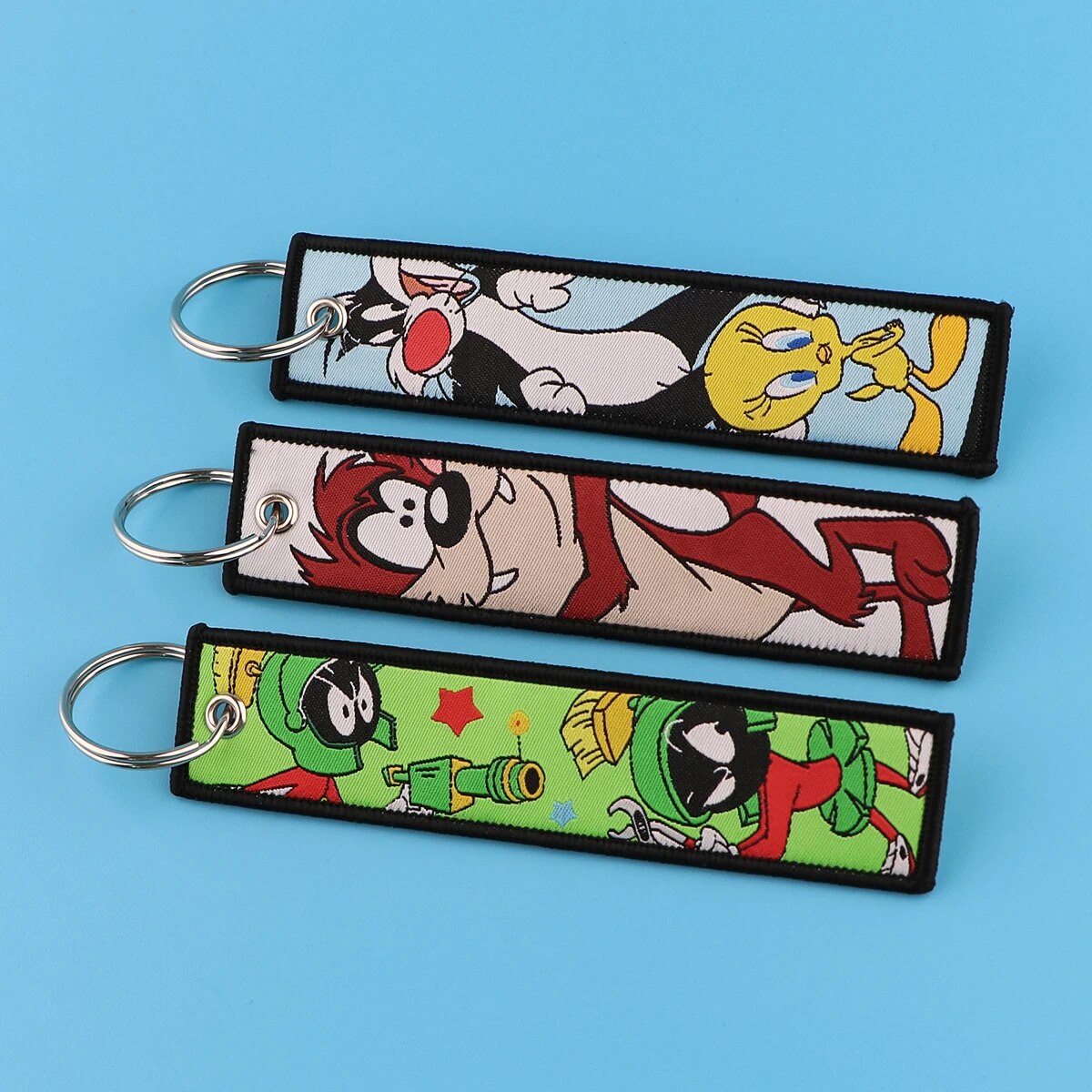 Looney Tunes 'Marvin Martian' Embroidered Keychain