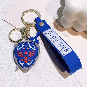 The Legend of Zelda 'Hylian Shield' Keyring PVC Keychain