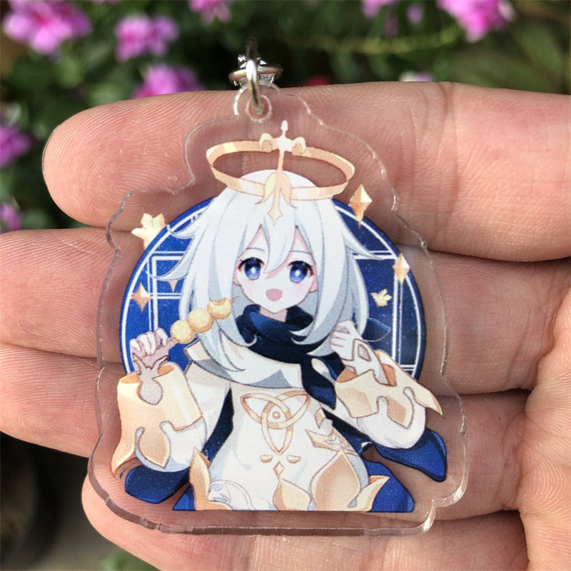 Genshin Impact 'Paimon' Keyring Acrylic Keychain