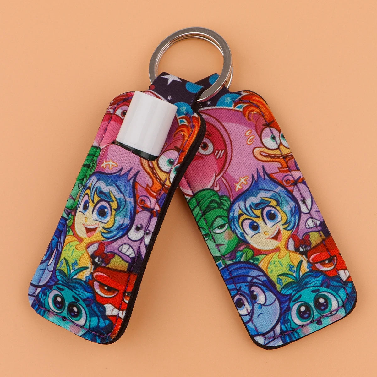 Inside Out 'Joy Emotions' Lipstick Holder Keychain