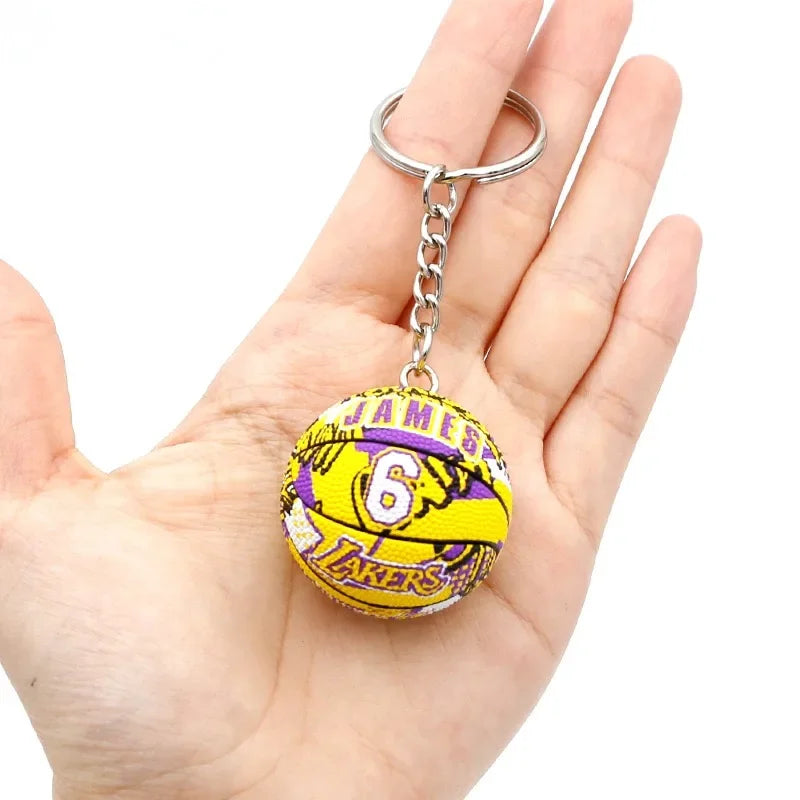 Basketball 'James 6 | Lakers'  Keyring Rubber  Keychain
