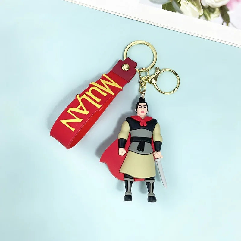 Mulan 'Li Shang' Keyring Silicone Keychain