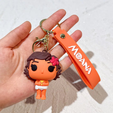 Moana ’Little Moana' Silicone Keyring Keychain