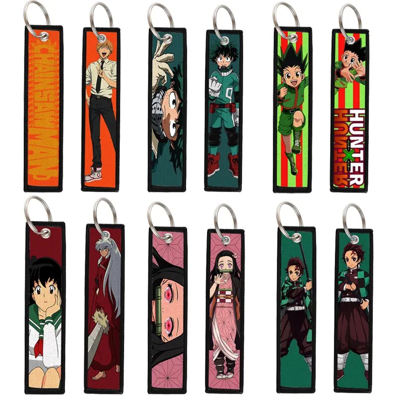 Inuyasha 'Kagome And Inuyasha' Embroidered Keychain