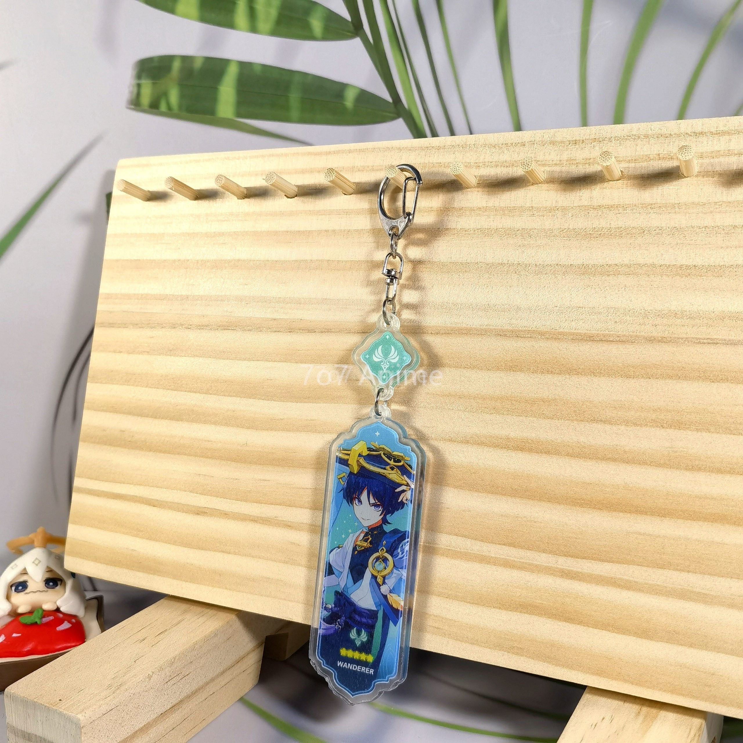 Genshin Impact 'Wanderer' Keyring Metal Keychain