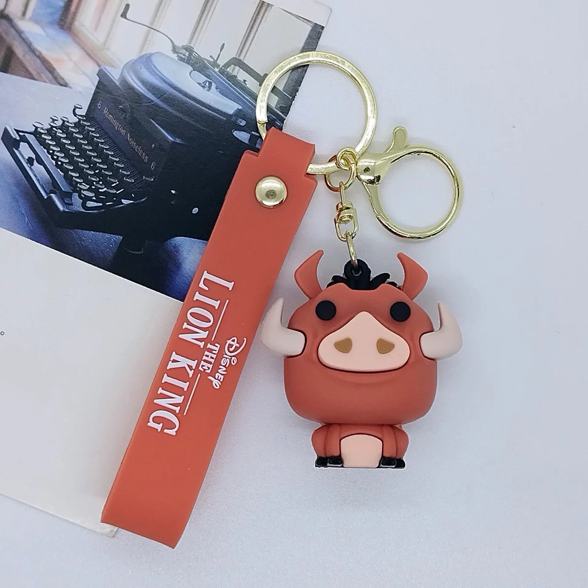The Lion King 'Pumbaa' Keyring PVC Keychain