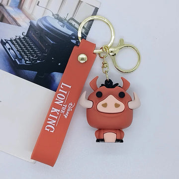 The Lion King 'Pumbaa' Keyring PVC Keychain