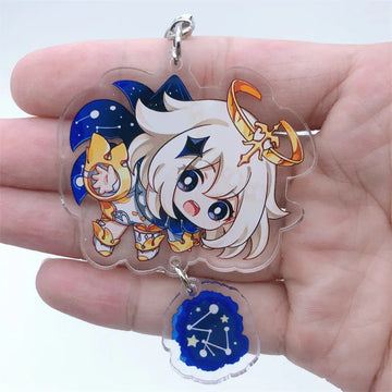Genshin Impact 'Paimon' Keyring Acrylic Keychain
