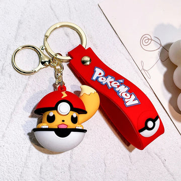 Pokemon 'Eevee | Pokeball' Keyring Silicone Keychain
