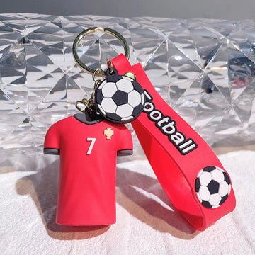 Football 'Ronaldo Jersey' Keyring PVC Keychain