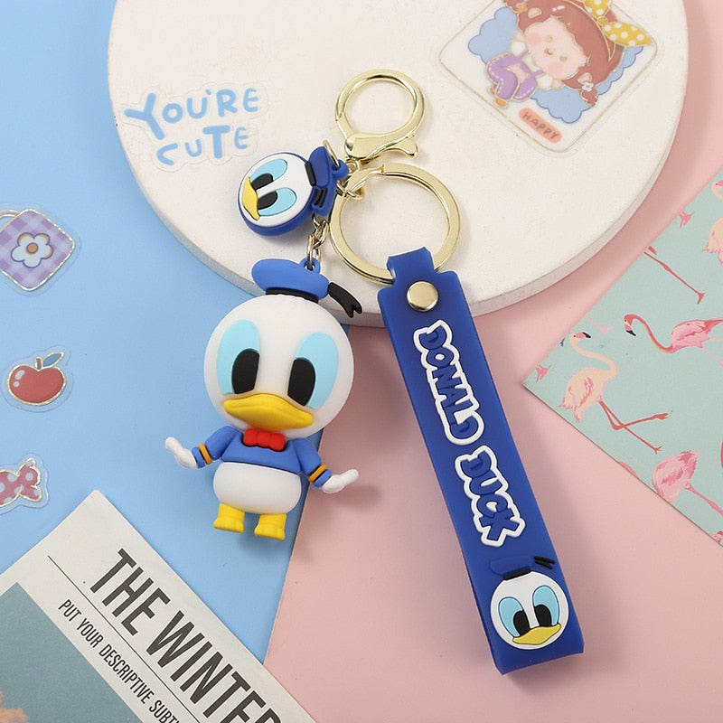 Mickey Mouse 'Donald Duck' Keyring PVC Keychain