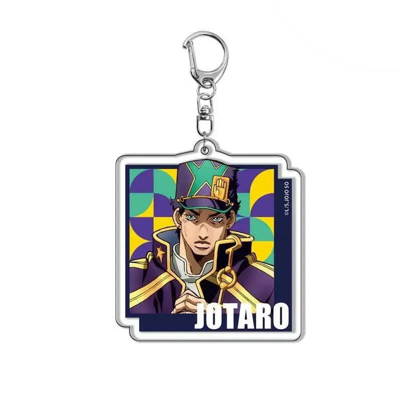 JoJo's Bizarre Adventure 'Jotaro Kujo' Keyring Plastic Keychain
