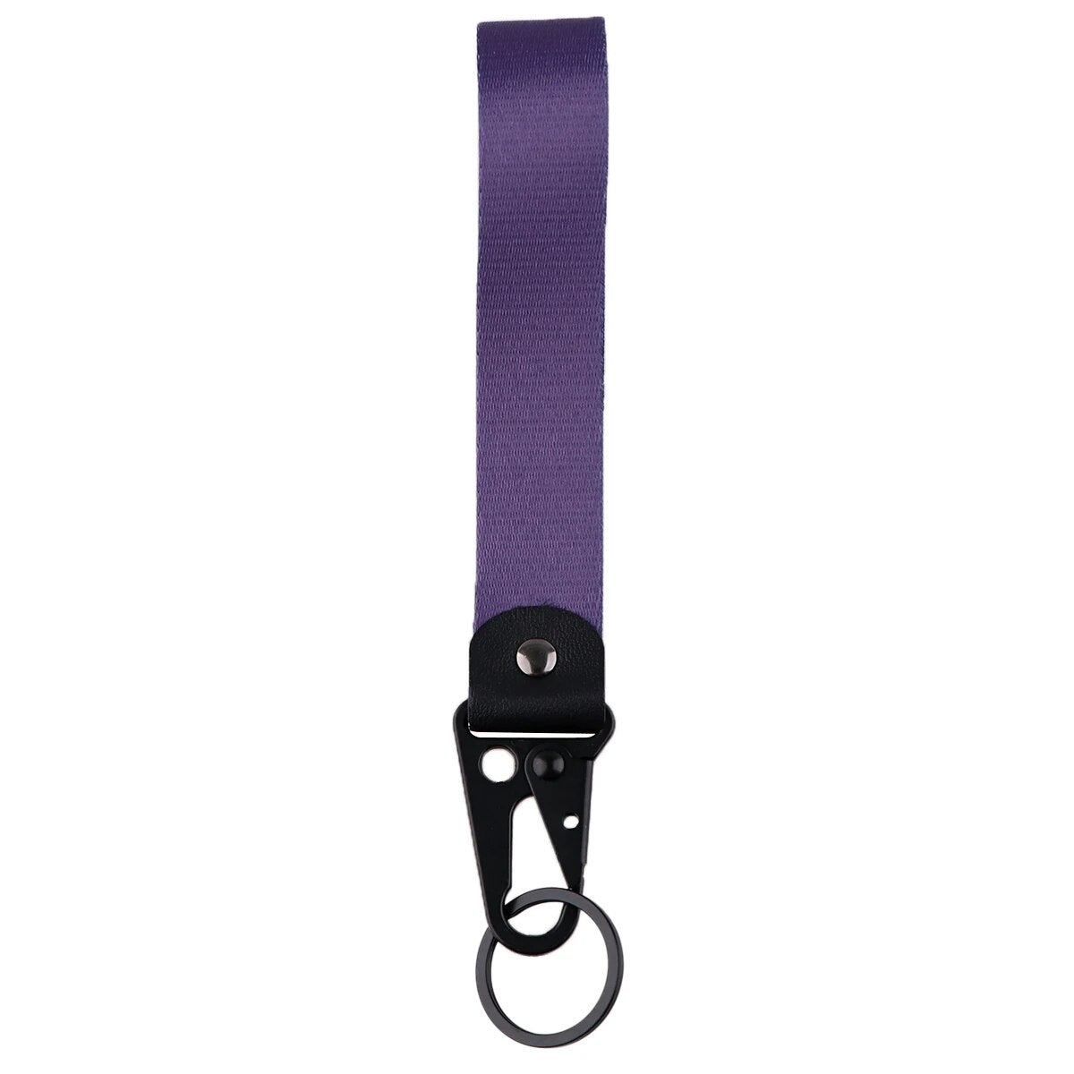 Violet Wrist Lanyard Keychain with Keyring Clip