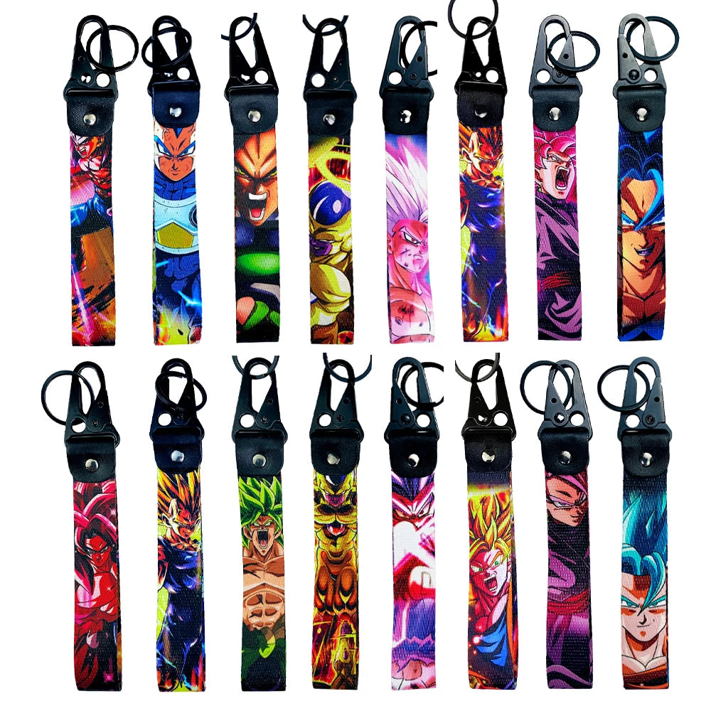 Dragon Ball Z 'Golden Frieza' Wrist Lanyard Keyring Clip Keychain