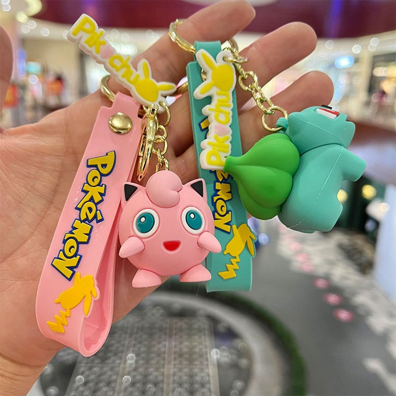Pokemon 'Bulbasaur' Keyring Rubber Keychain