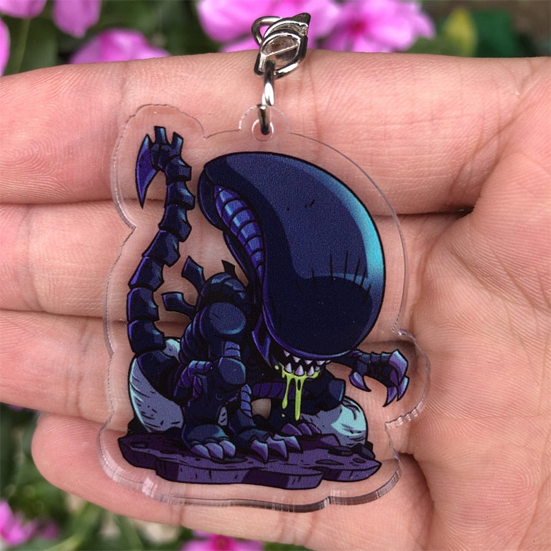 Alien Vs Predator 'Xenomorph' Keyring Acrylic Keychain