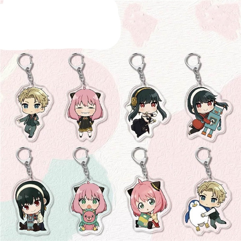SPY X FAMILY 'Anya And Chimera' Keyring Acrylic Keychain