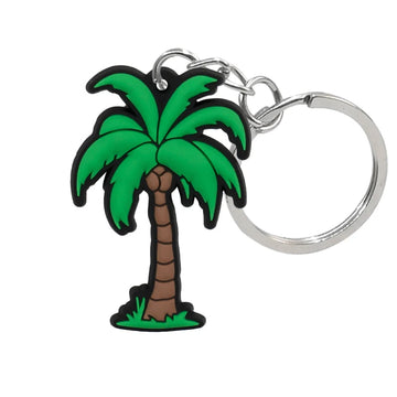 'Palm Tree' Keyring Rubber Keychain