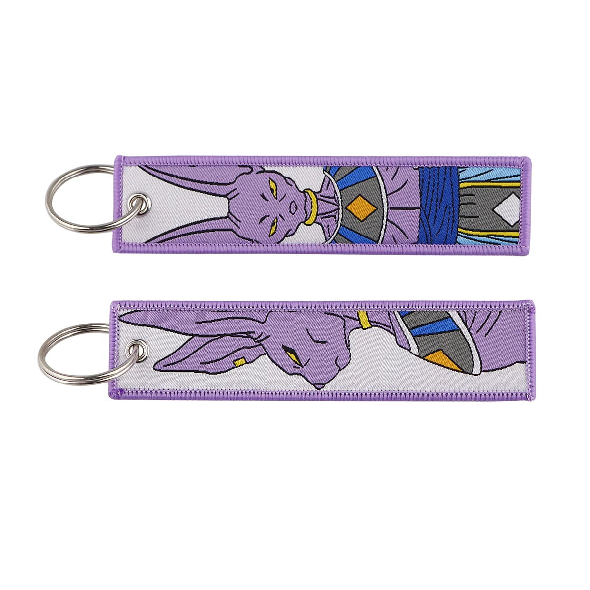 Dragon Ball Z 'Beerus' Embroidery Keyring  Keychain