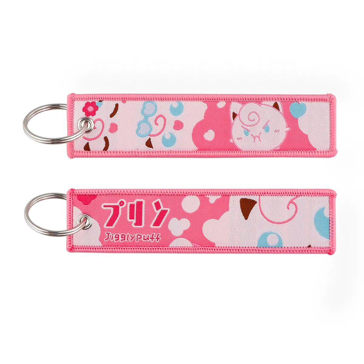 Pokemon 'Jigglypuff' Embroidered Keychain