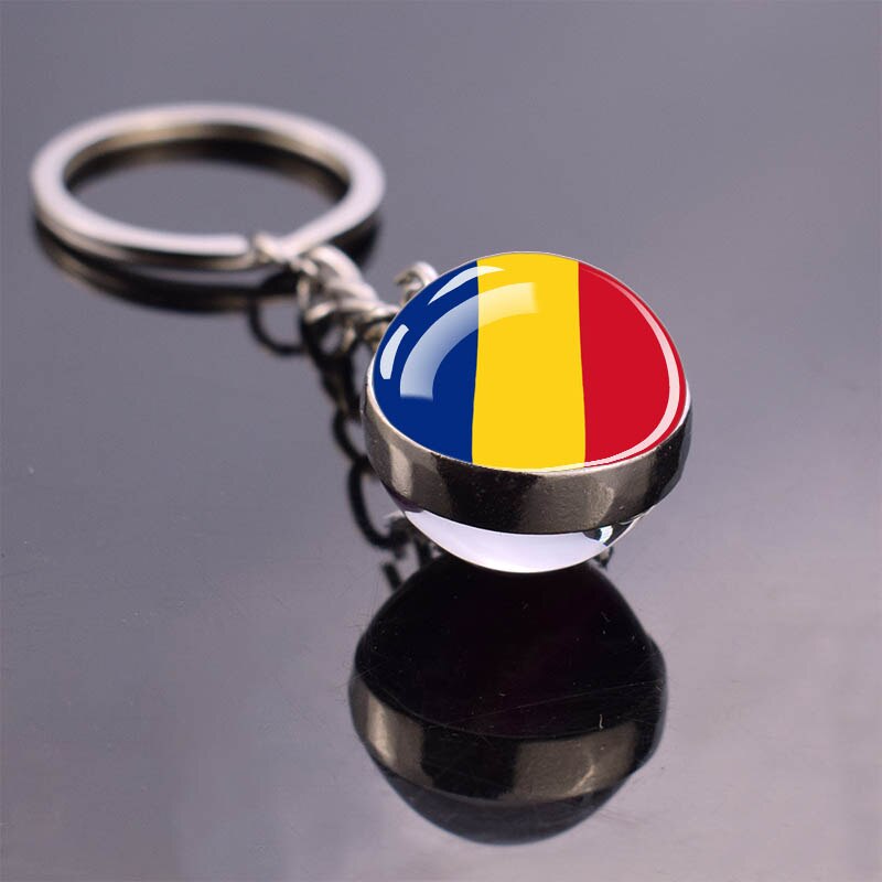 Europe Flag 'Armenia' Keyring Metal Keychain