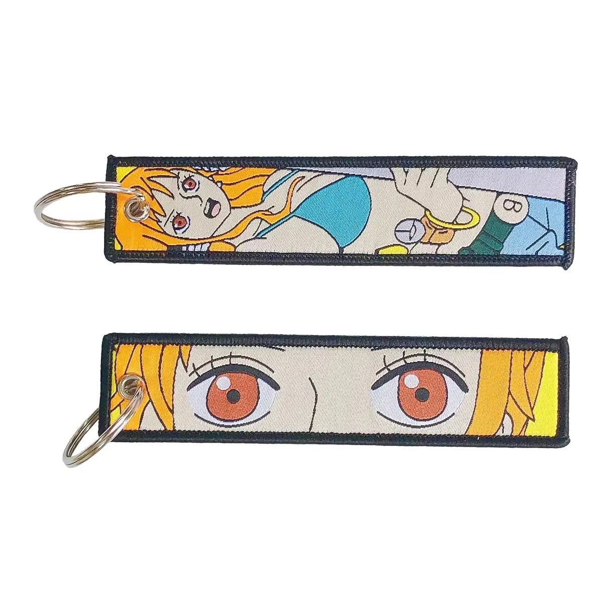 One Piece 'Nami' Embroidered Keychain