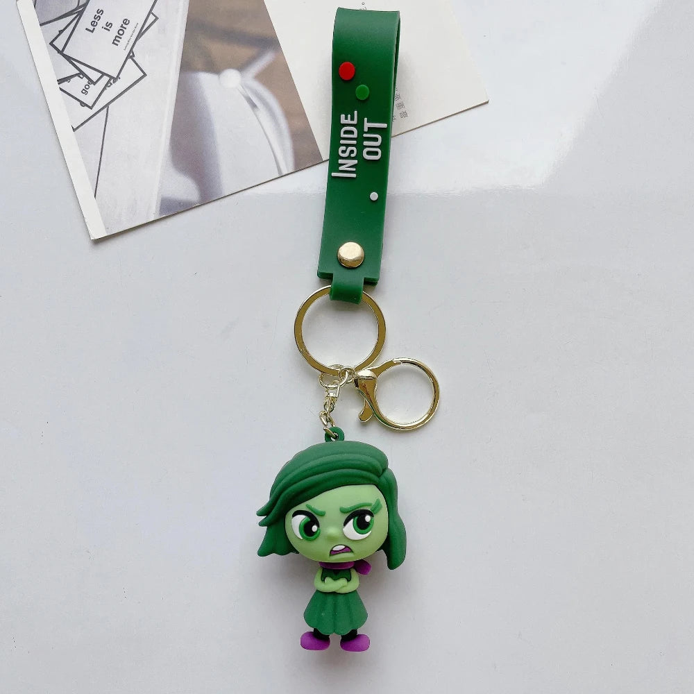 Inside Out 'Disgust' Keyring Rubber Keychain