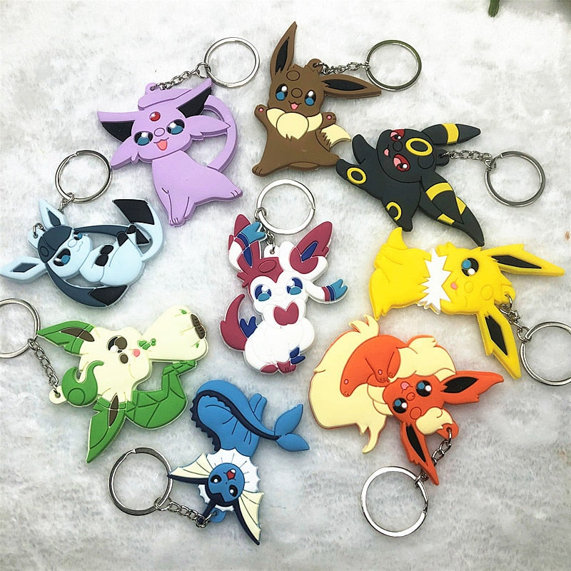 Pokemon 'Jolteon' Keyring PVC Keychain