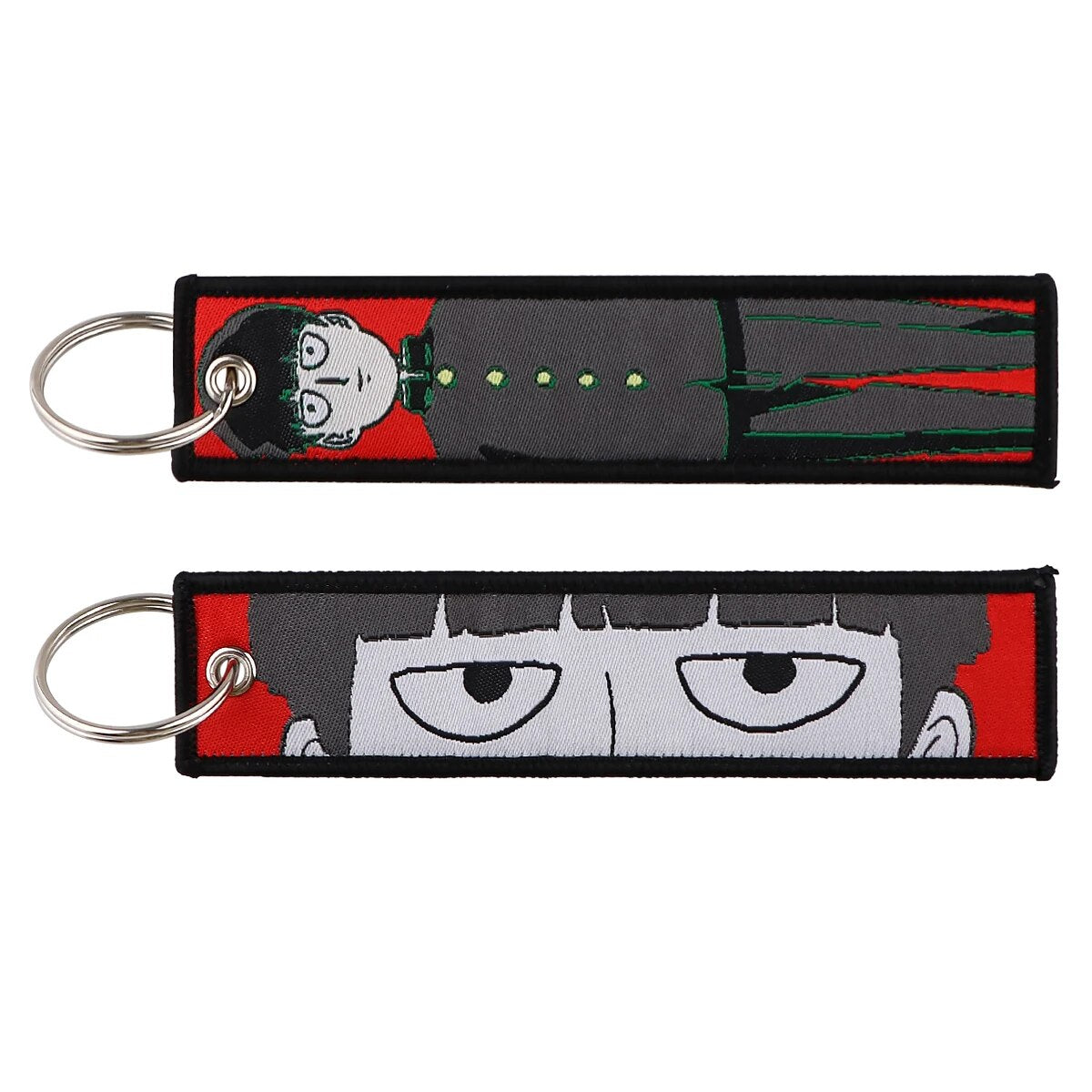 Mob Psycho 100 'Shigeo Kageyama' Embroidered Keychain