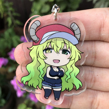 Miss Kobayashi's Dragon Maid 'Lucoa' Keyring Plastic Keychain