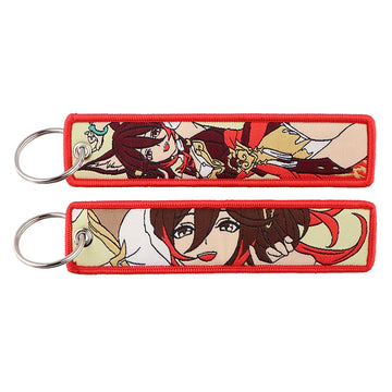 Honkai Star Rail 'Tingyun' Embroidered Keychain
