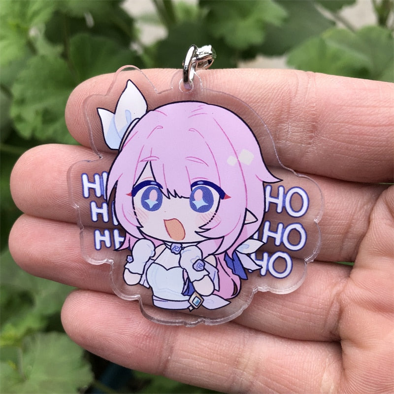 Honkai Impact 3rd 'Fu Hua | Dragon Hat' Keyring Plastic Keychain