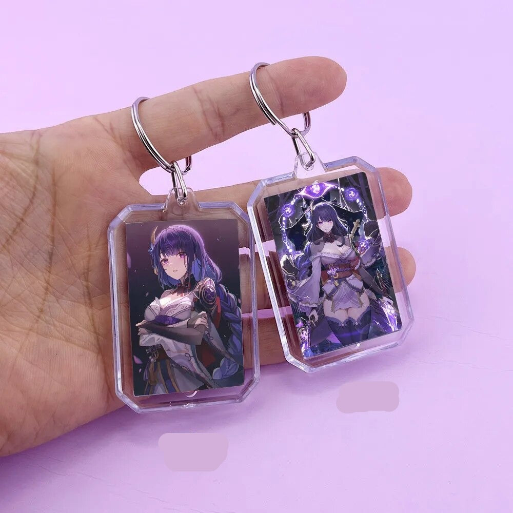Genshin Impact 'Beelzebul' Keyring Plastic Keychain