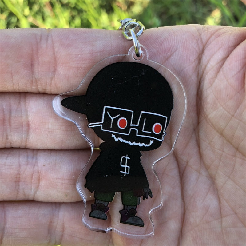 Undertale 'Blackhop Sans' Keyring Acrylic Keychain