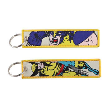 X-Men 'Wolverine' Embroidered Keychain