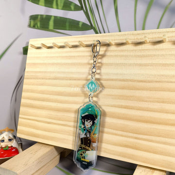 Genshin Impact 'Venti' Keyring Metal Keychain