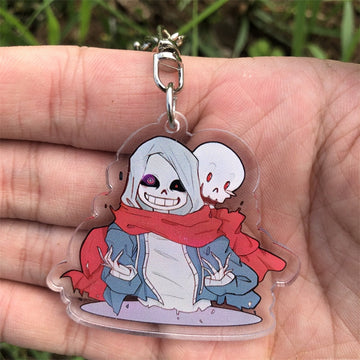 Undertale Sans 'Dusttale' Keyring Plastic Keychain
