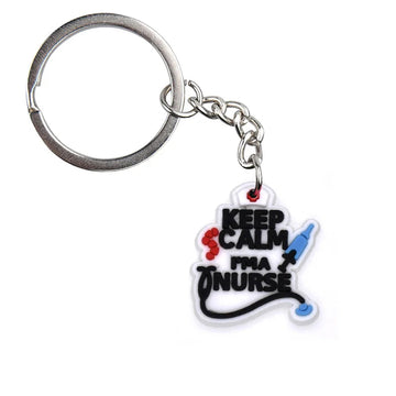 'Keep Calm I'm A Nurse' Keyring Metal Keychain