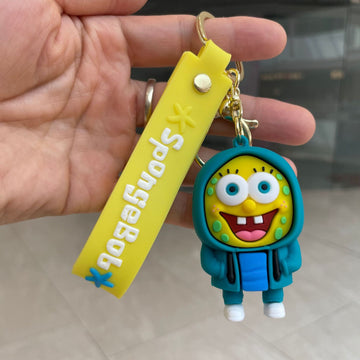 SpongeBob SquarePants 'SpongeBob | Blue Hoodie' Keyring PVC Keychain