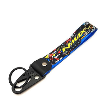 Motorcycle 'Nmax' Wrist Lanyard with Keyring Clip Keychain