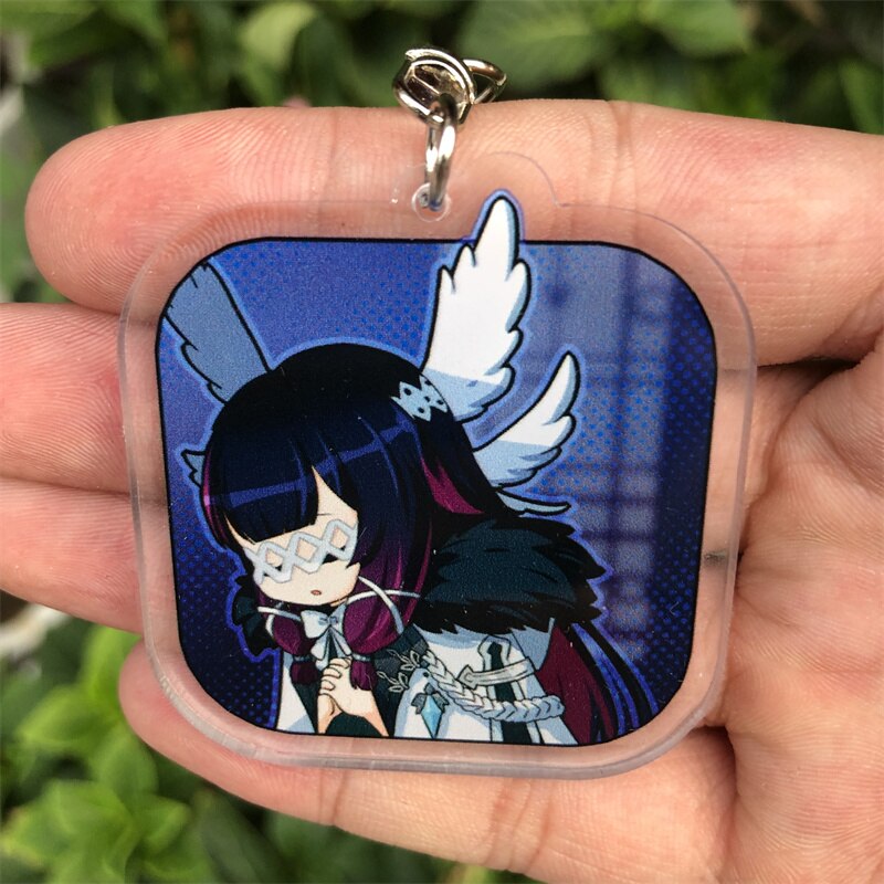 Genshin Impact 'Columbina' Keyring Plastic Keychain