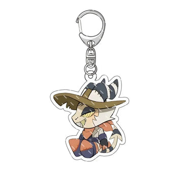 Helluva Boss 'Striker' Keyring Plastic Keychain