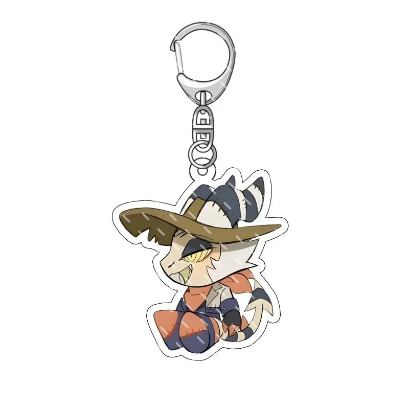 Helluva Boss 'Striker' Keyring Plastic Keychain