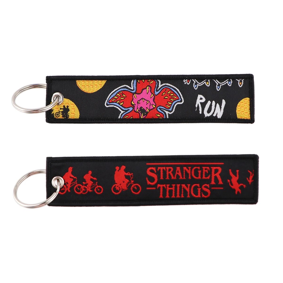 Stranger Things Embroidered Keychain
