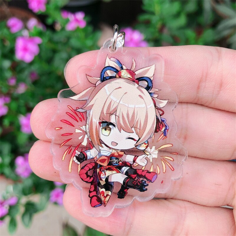 Genshin Impact 'Yoimiya' Keyring Acrylic Keychain