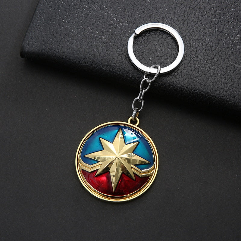 Captain Marvel Logo Ver.1 Keyring Metal Keychain