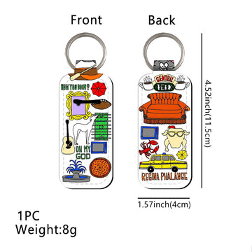 Friends Inspired Oh My God Central Perk Lipstick Holder Keychain